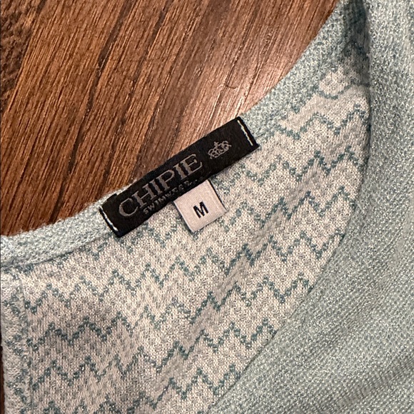 Chipie Soft Blue Women's Blouse - Picture 2 of 2